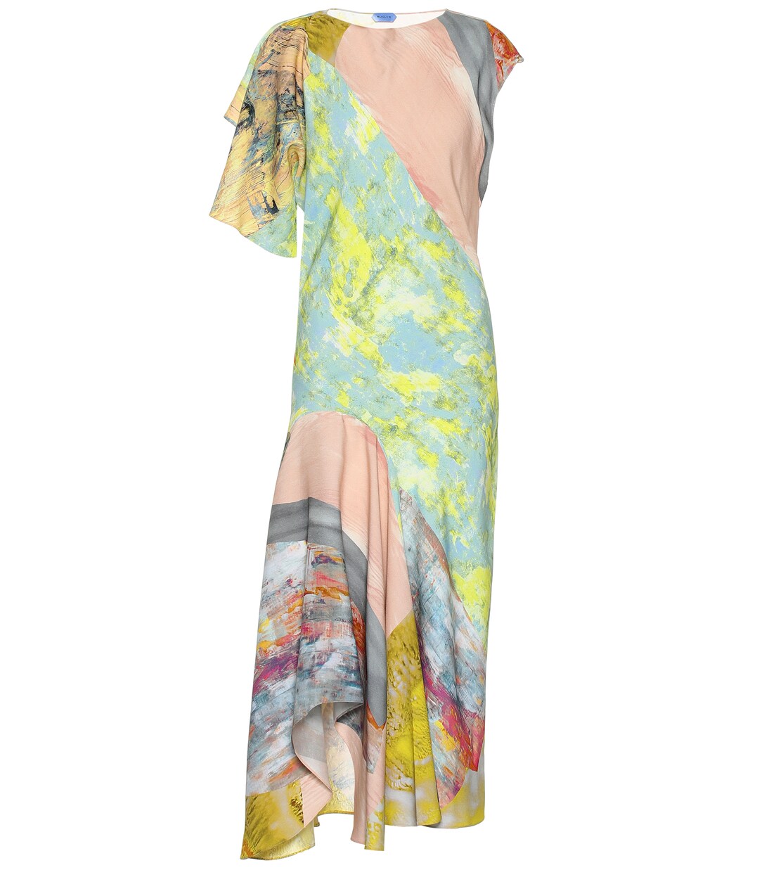 Robe asymétrique imprimée | Mugler