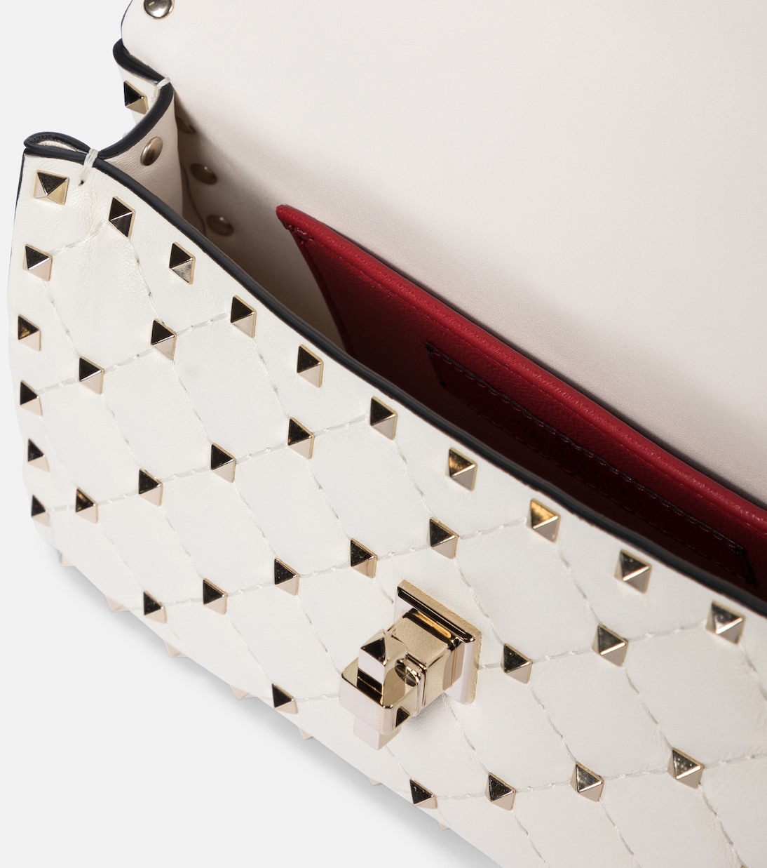Schultertasche Rockstud Spike Small aus Leder | Valentino Garavani