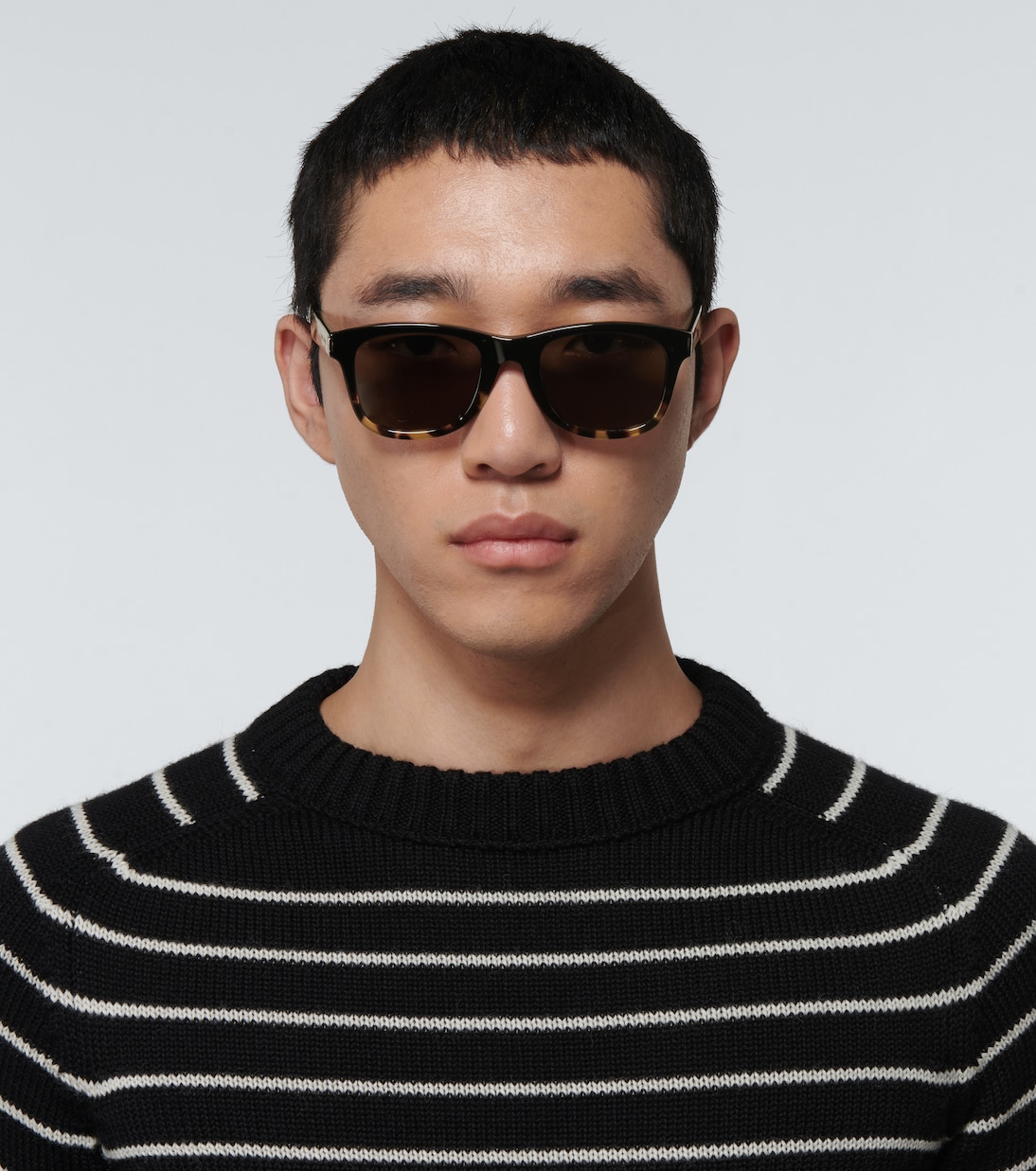Tortoiseshell acetate sunglasses | Saint Laurent