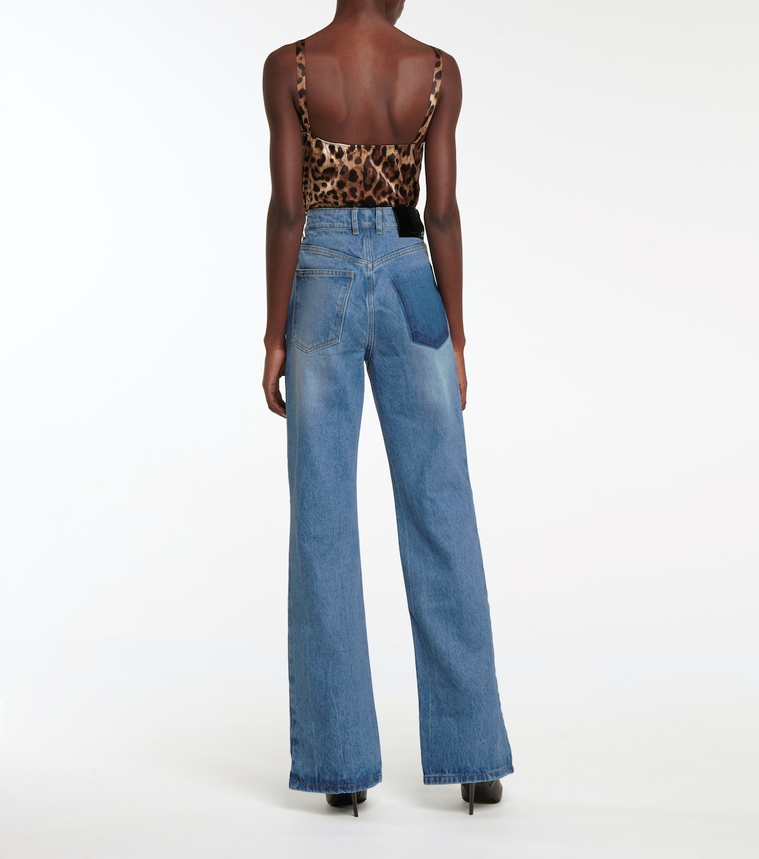 High-rise wide-leg jeans | Rabanne