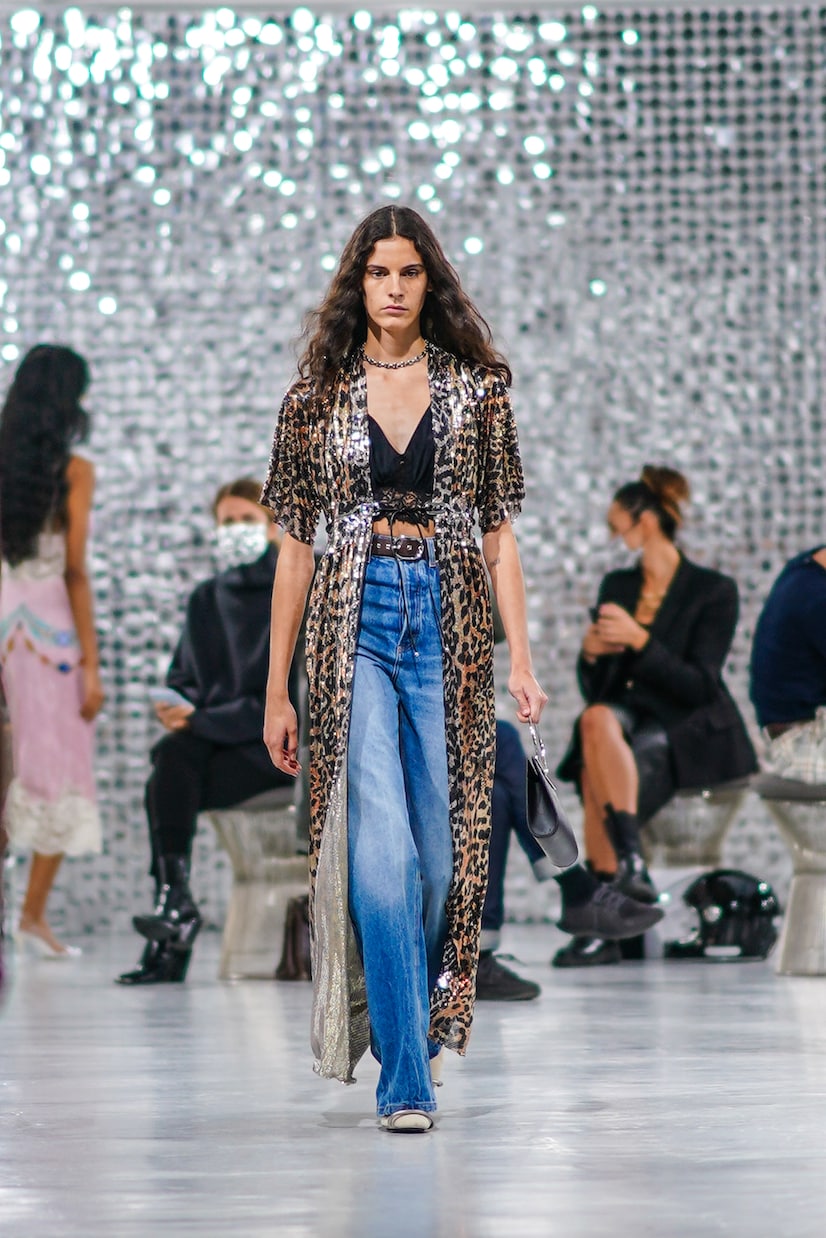 High-rise wide-leg jeans | Rabanne