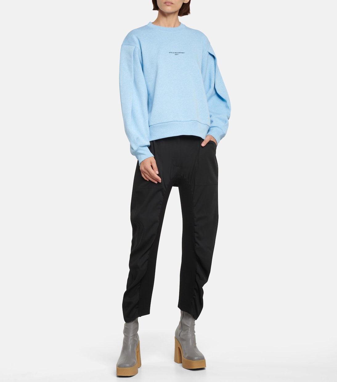 Tina ruched wool pants | Stella McCartney