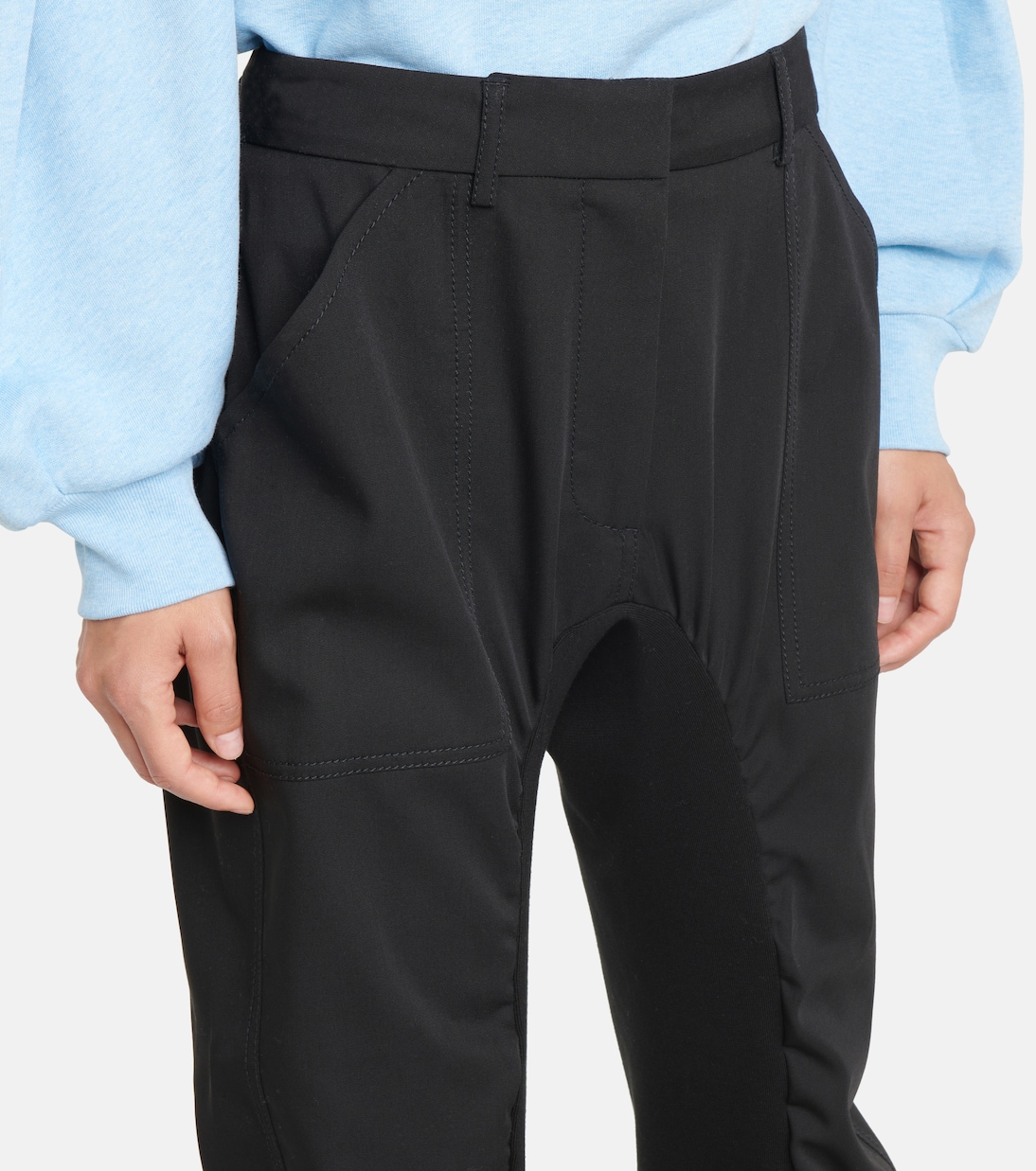 Tina ruched wool pants | Stella McCartney