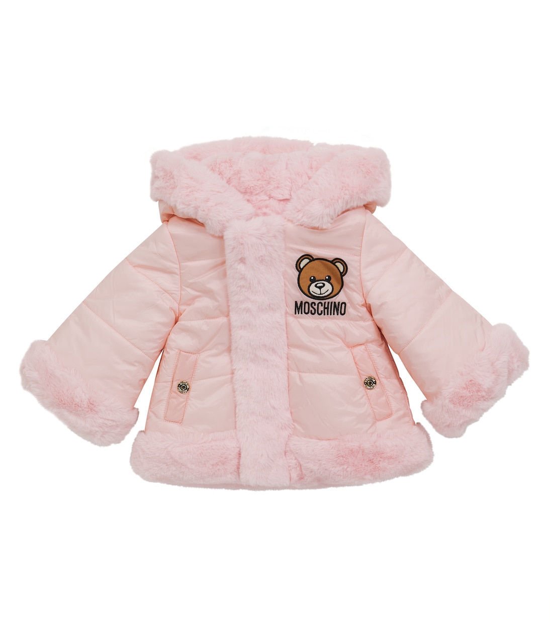 Baby faux fur coat | Moschino Kids