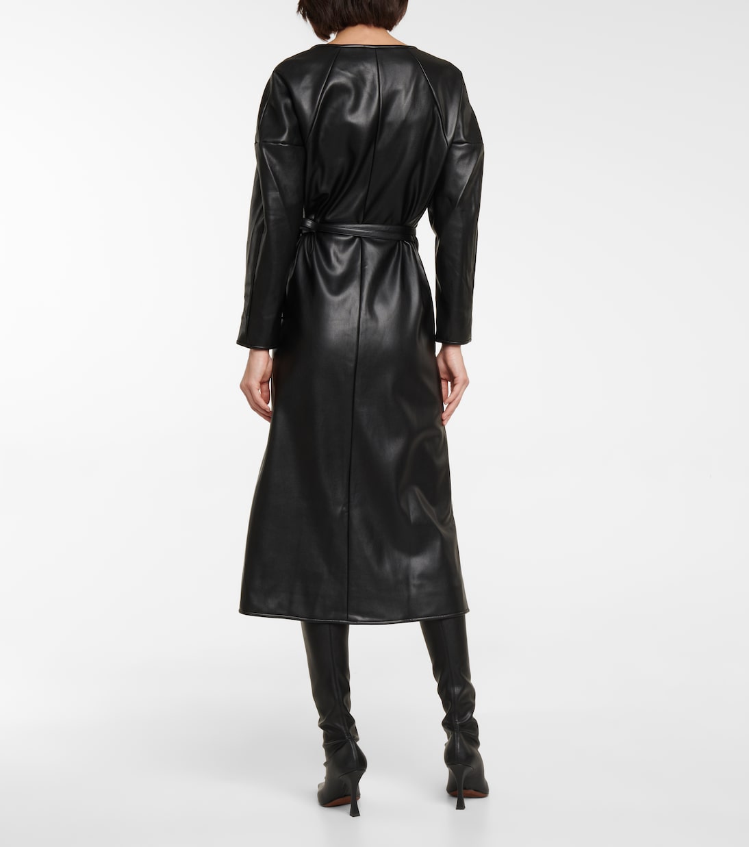 Faux leather midi dress | Proenza Schouler