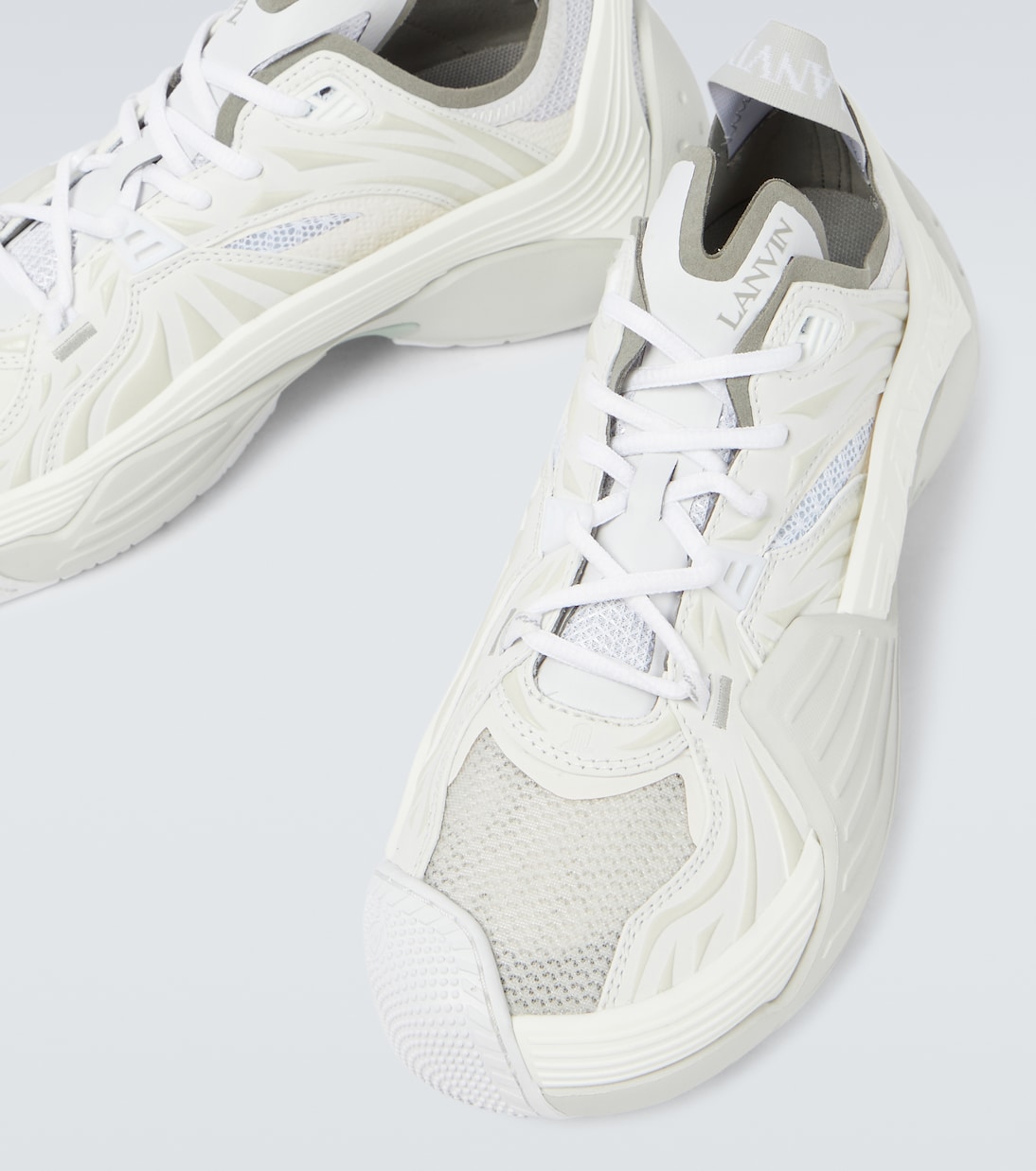 Flash-X mesh-paneled sneakers | Lanvin