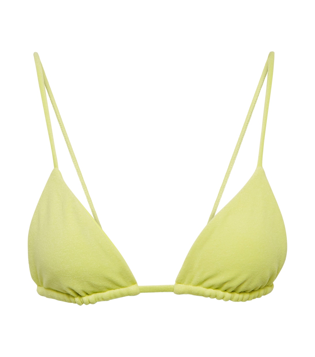 Via triangle terry bikini top | Jade Swim