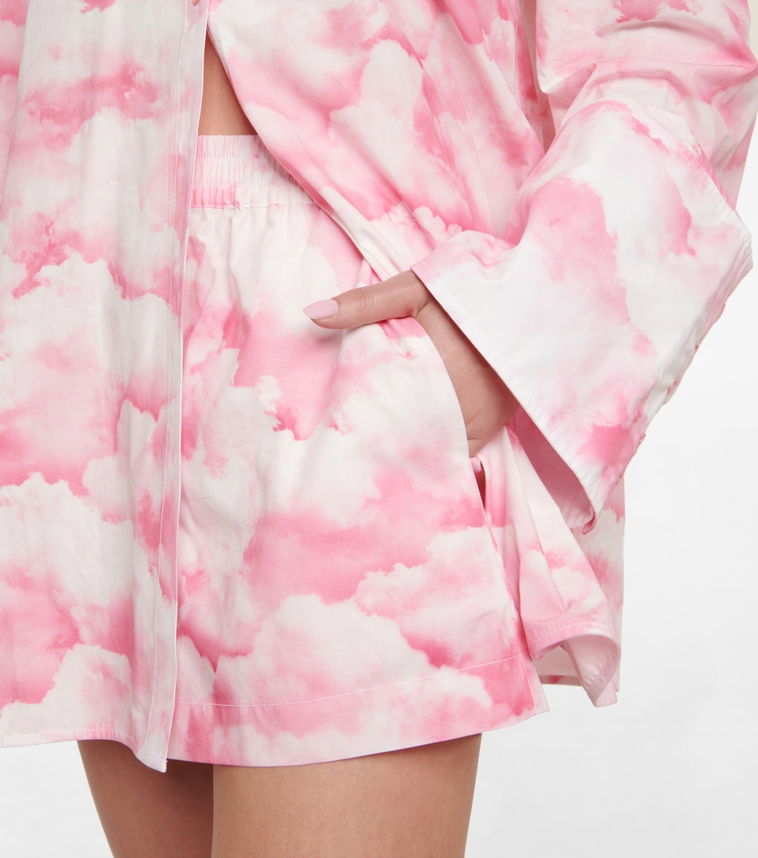 Shorts Ponisan in popeline di cotone | Rotate