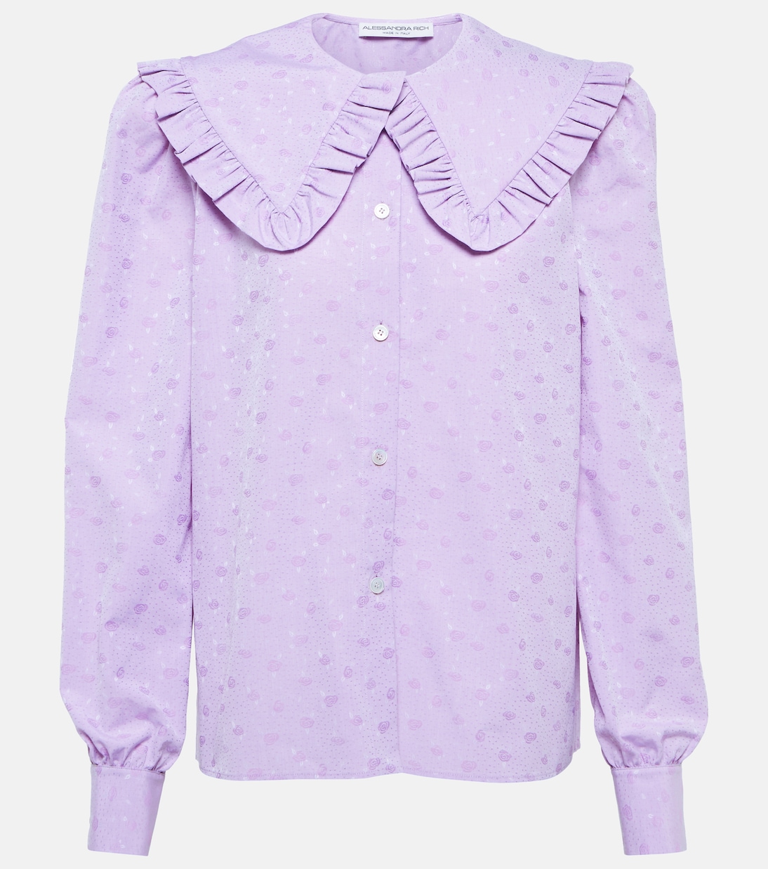 Floral cotton blouse | Alessandra Rich