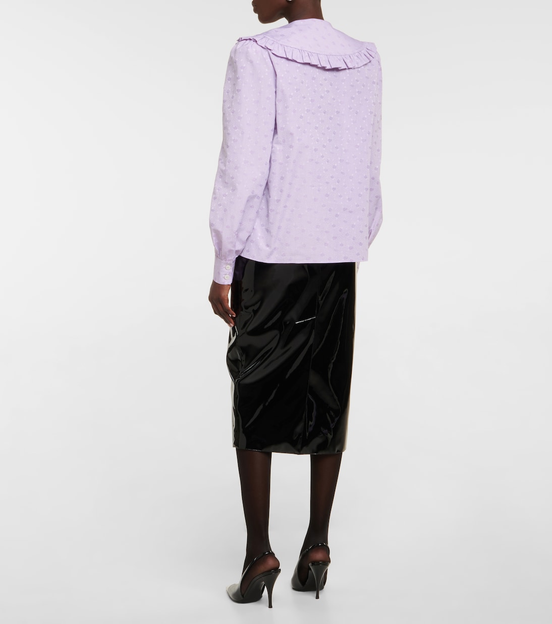 Floral cotton blouse | Alessandra Rich