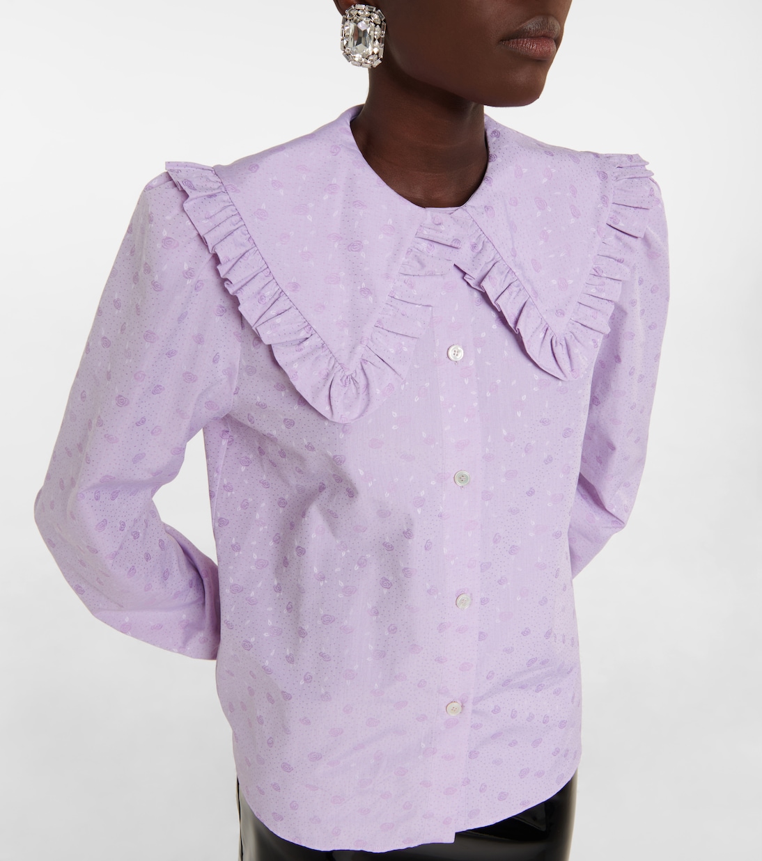 Floral cotton blouse | Alessandra Rich