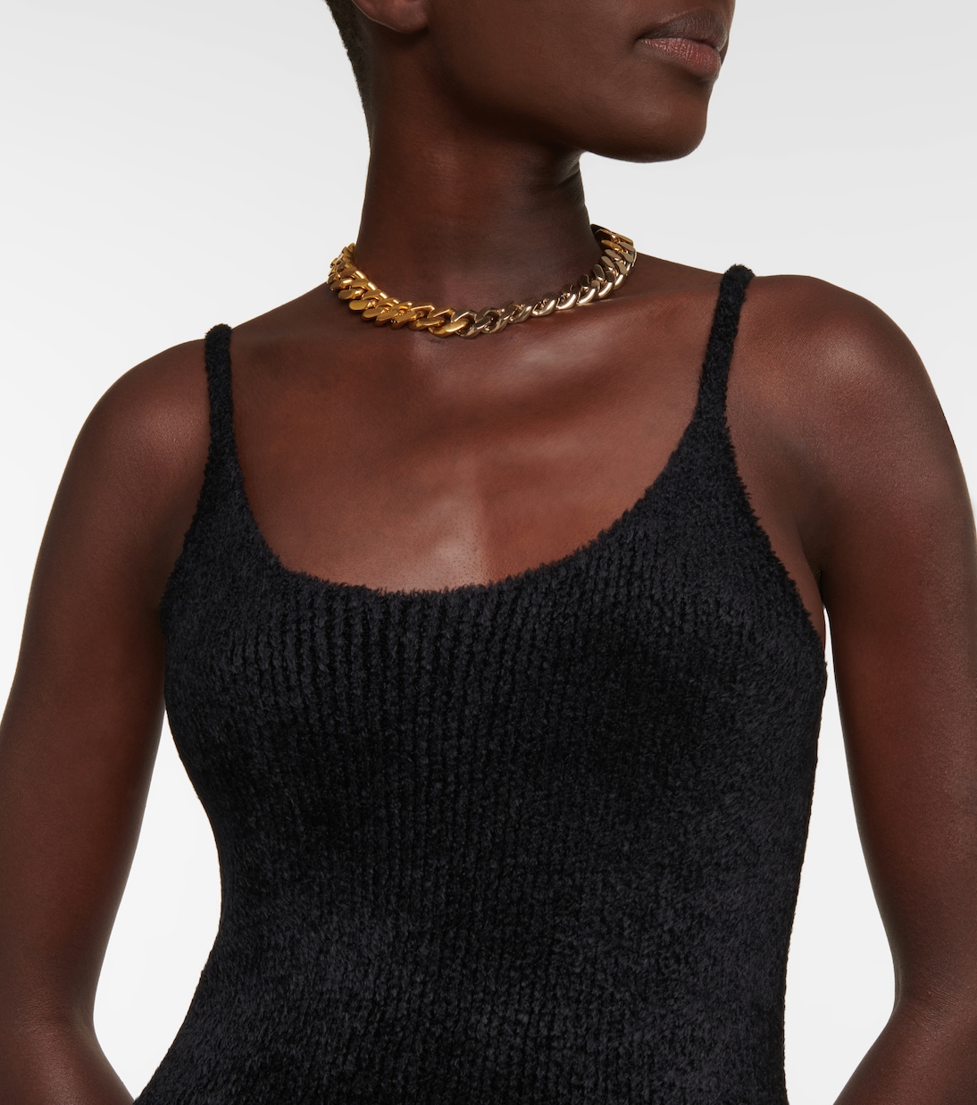 Ribbed-knit minidress | Balmain