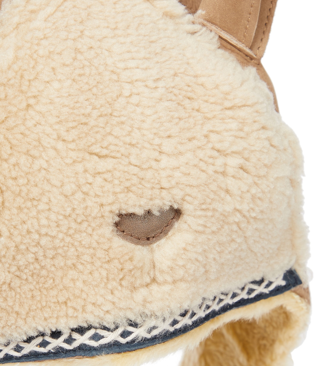 Mütze Kapi aus Faux Fur und Leder | Donsje