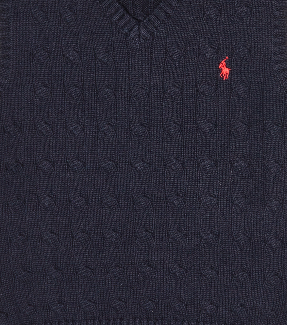 Cable-knit cotton vest | Polo Ralph Lauren Kids