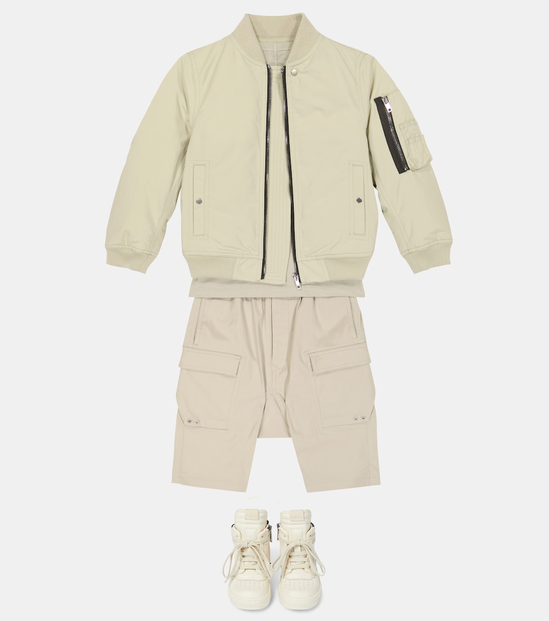 Bermuda cargo Pods in cotone | Rick Owens Kids