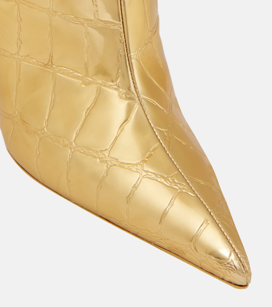 Stiefel aus Metallic-Leder | Dolce&Gabbana