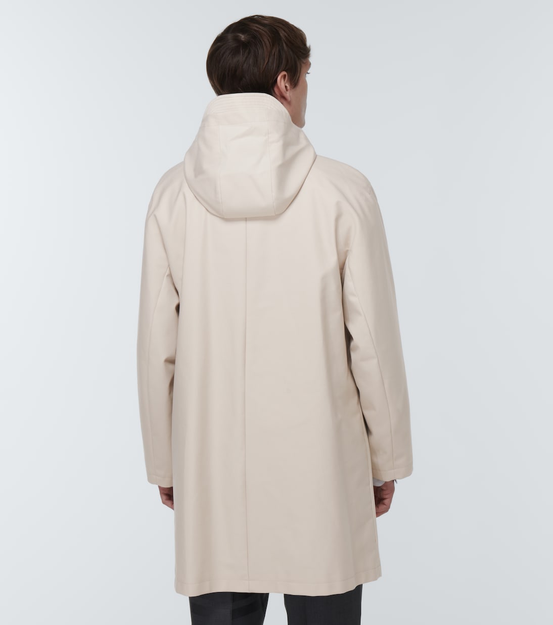 Parka de sarga de algodón impermeable | Thom Browne