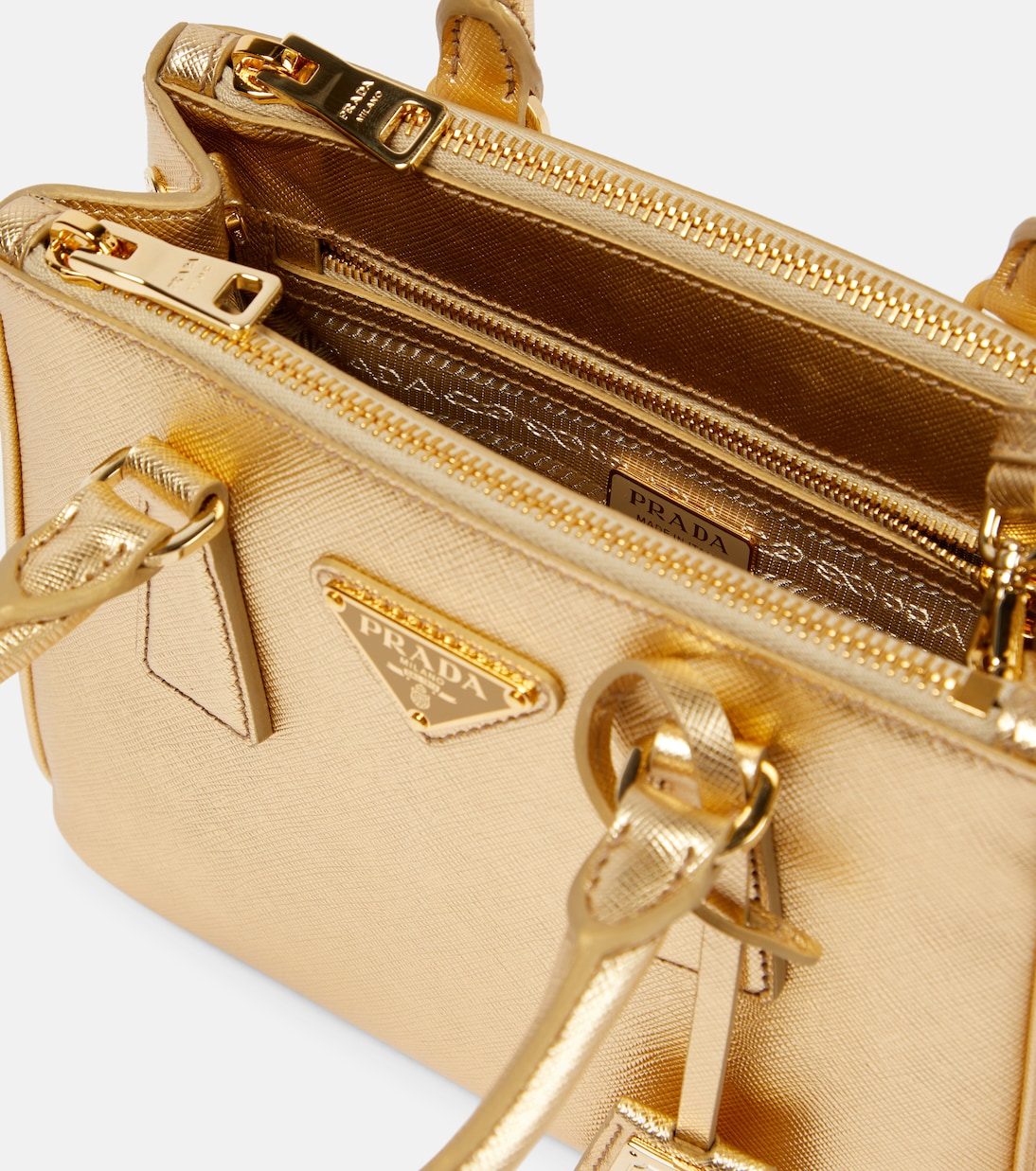 Tote Galleria Mini aus Leder | Prada