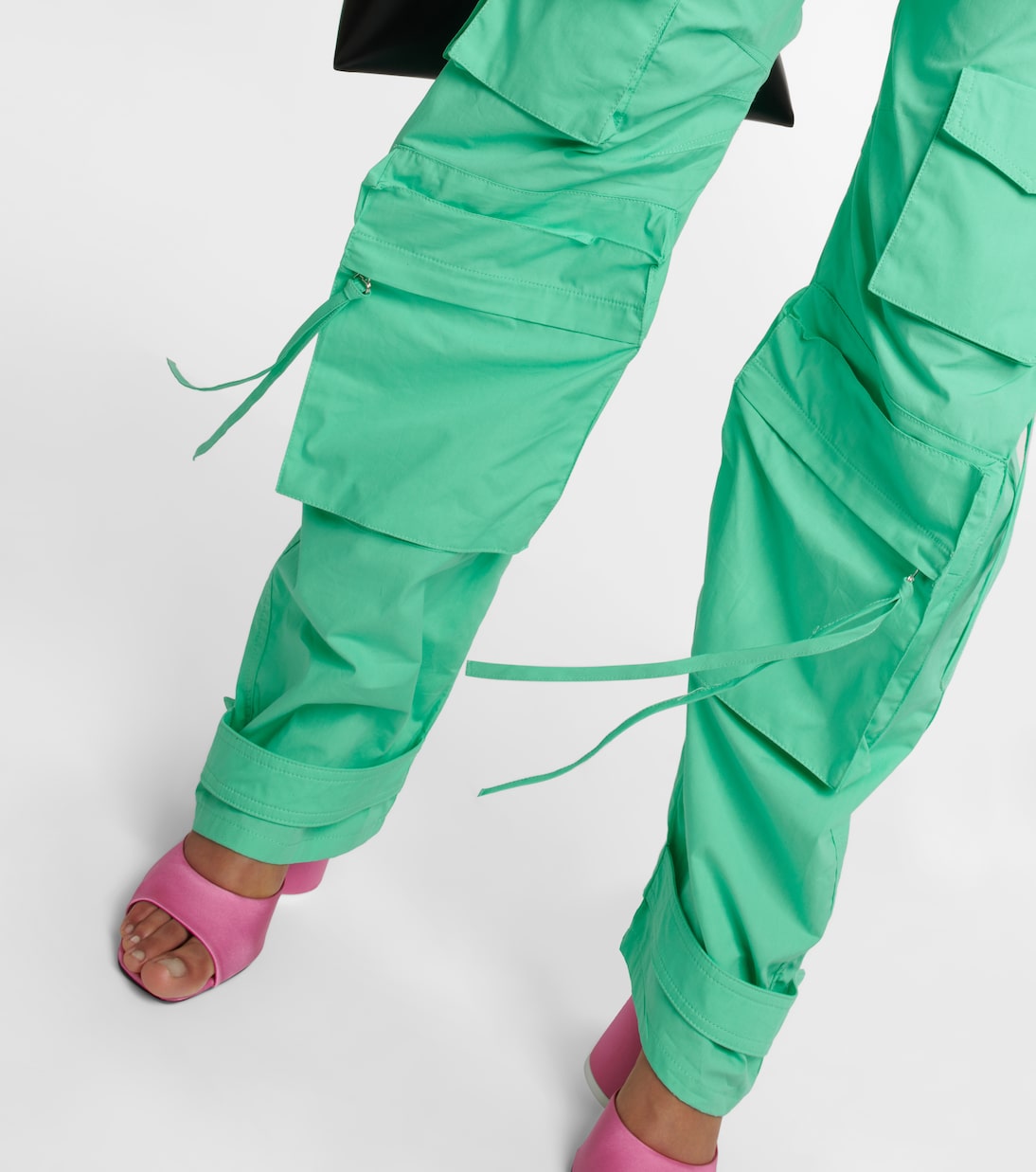 Pantalon cargo Fern en toile de coton | The Attico