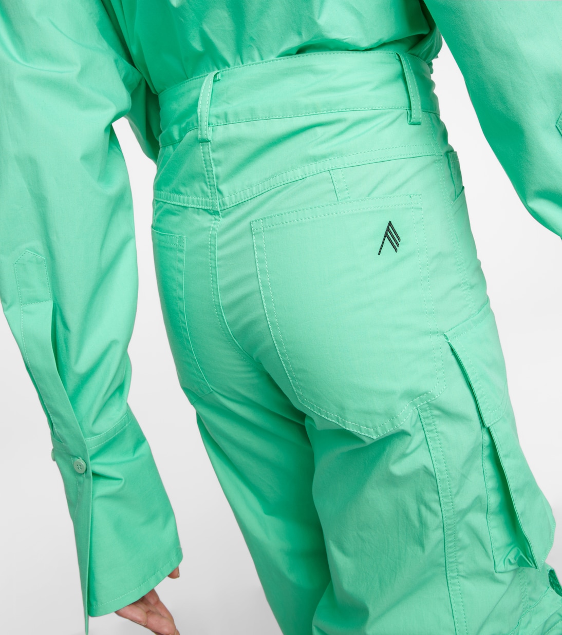 Pantalon cargo Fern en toile de coton | The Attico