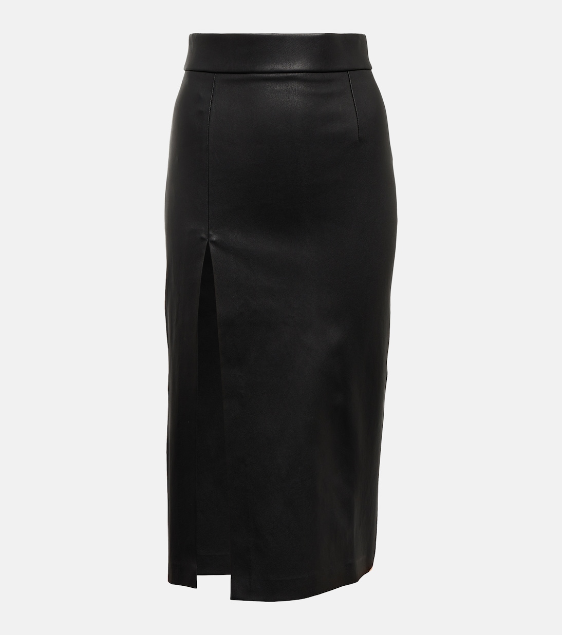 Falda midi Lea de piel | Stouls