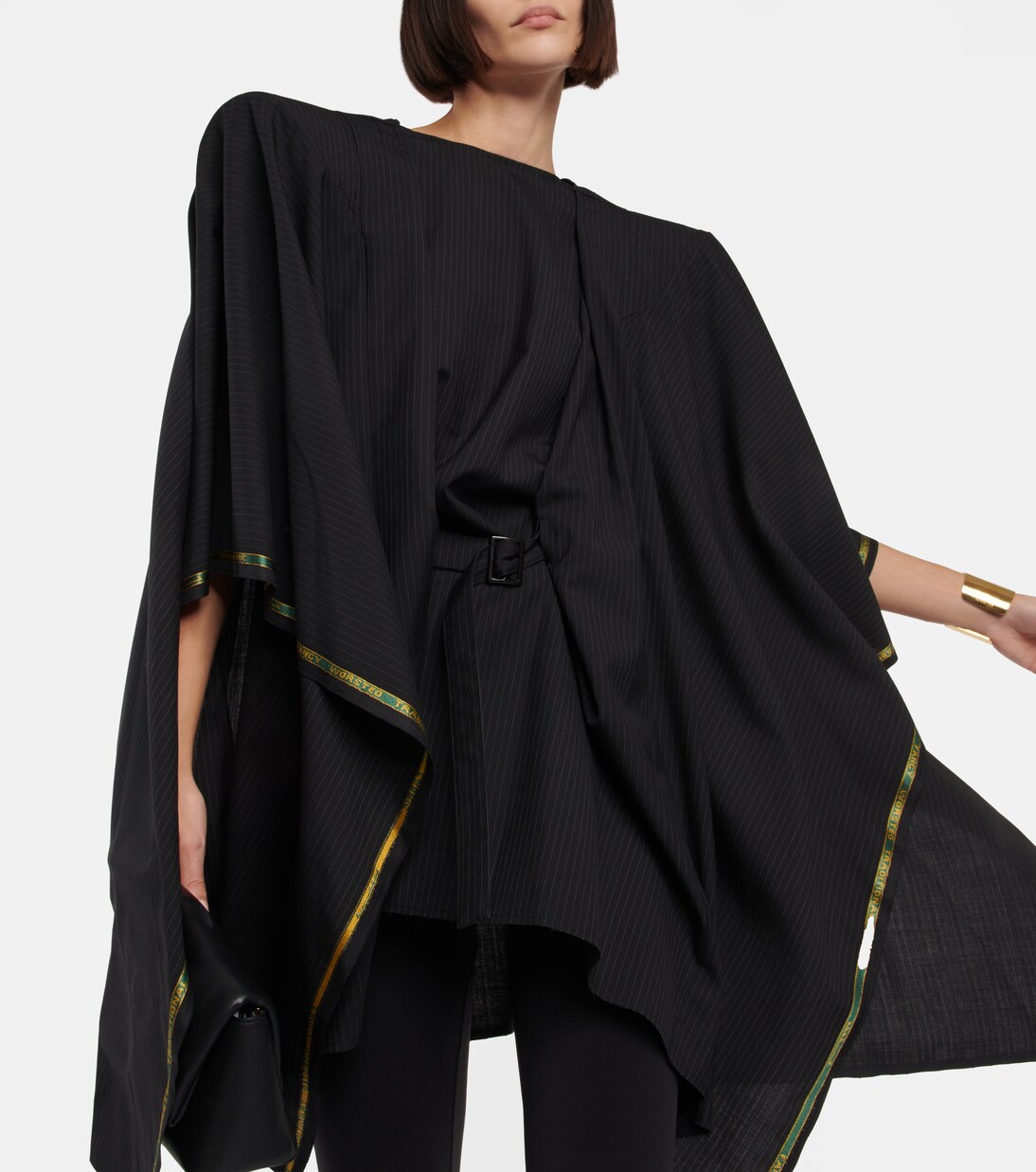 Striped cape minidress | Junya Watanabe
