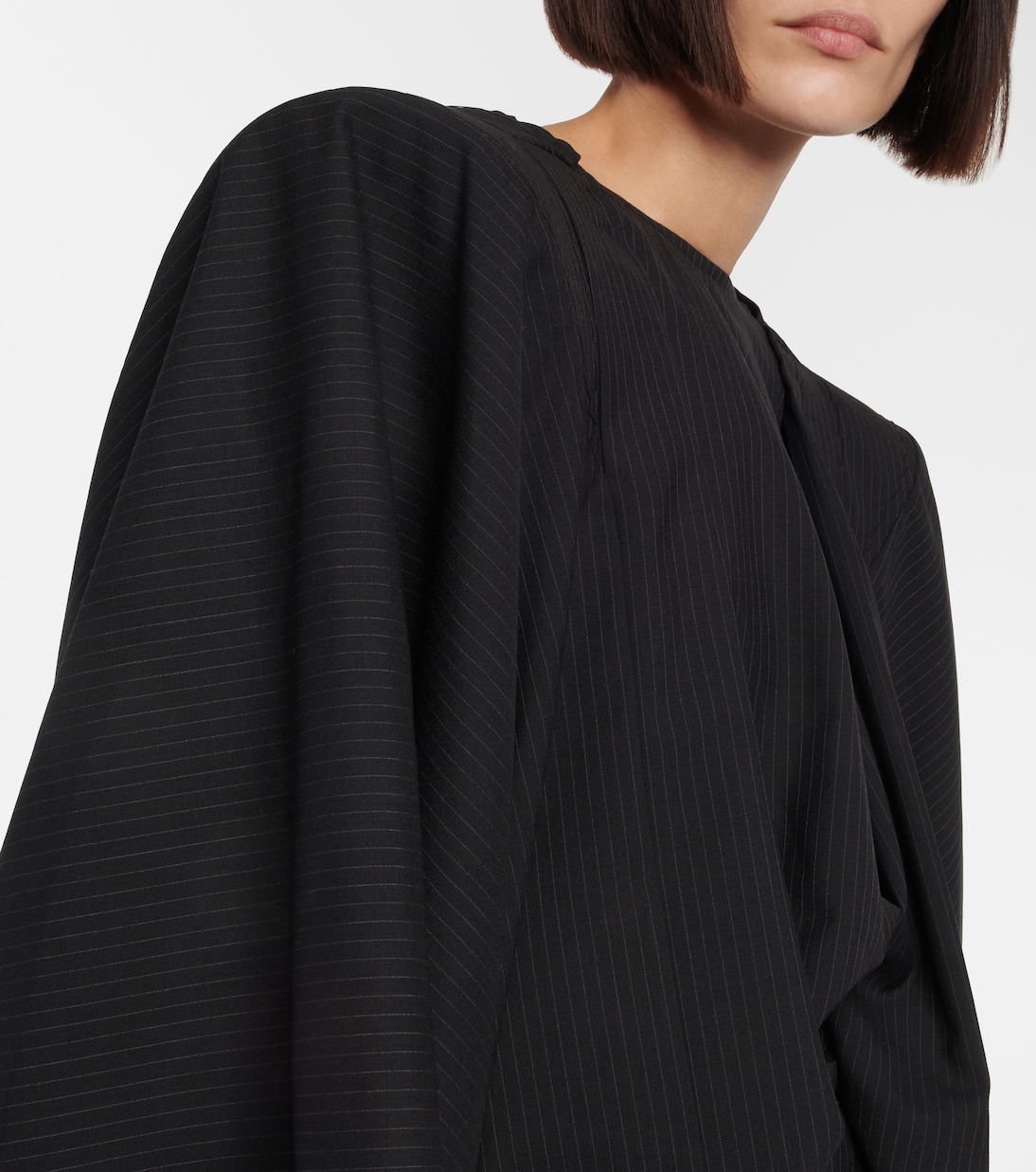 Striped cape minidress | Junya Watanabe