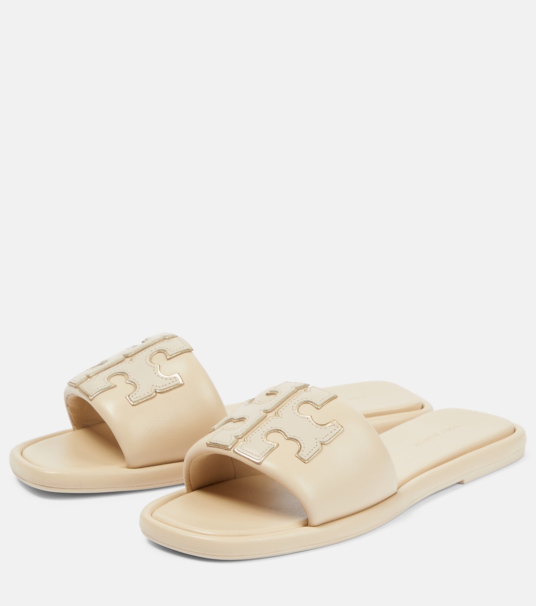 Leather slides | Tory Burch