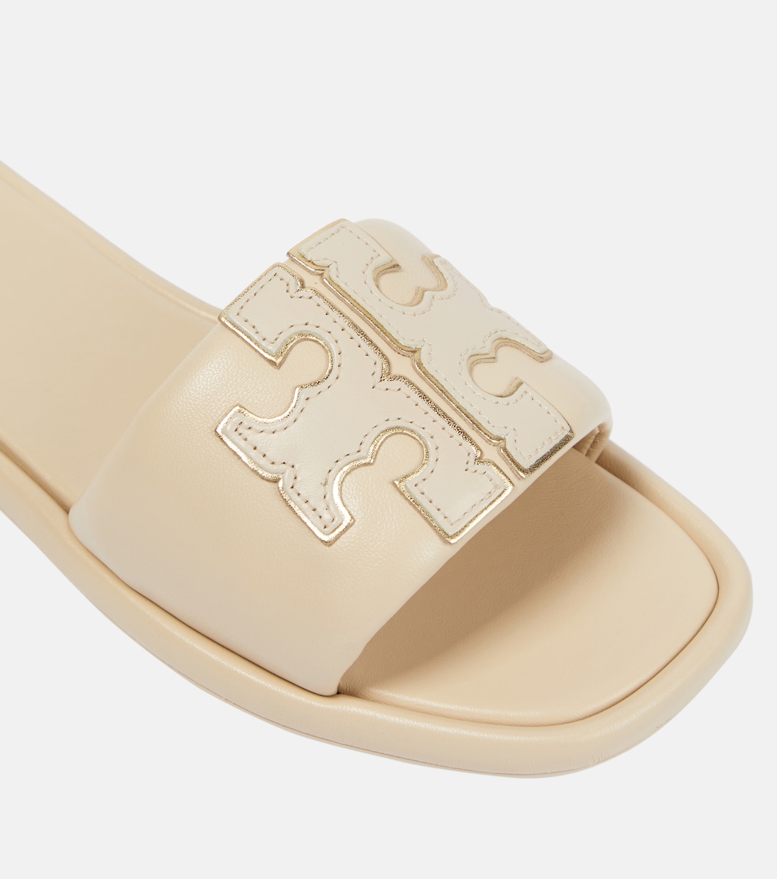 Leather slides | Tory Burch