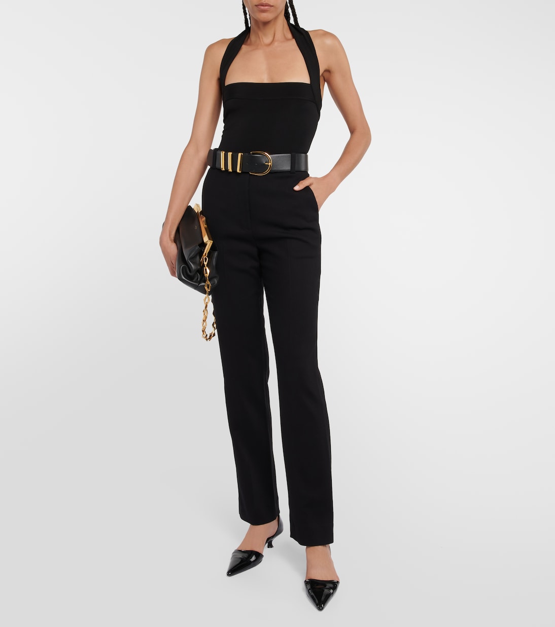 Sola crêpe jersey bodysuit | Khaite
