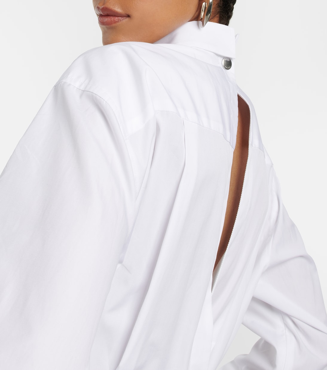 x Thomas Mason - Miniabito in cotone | Sacai