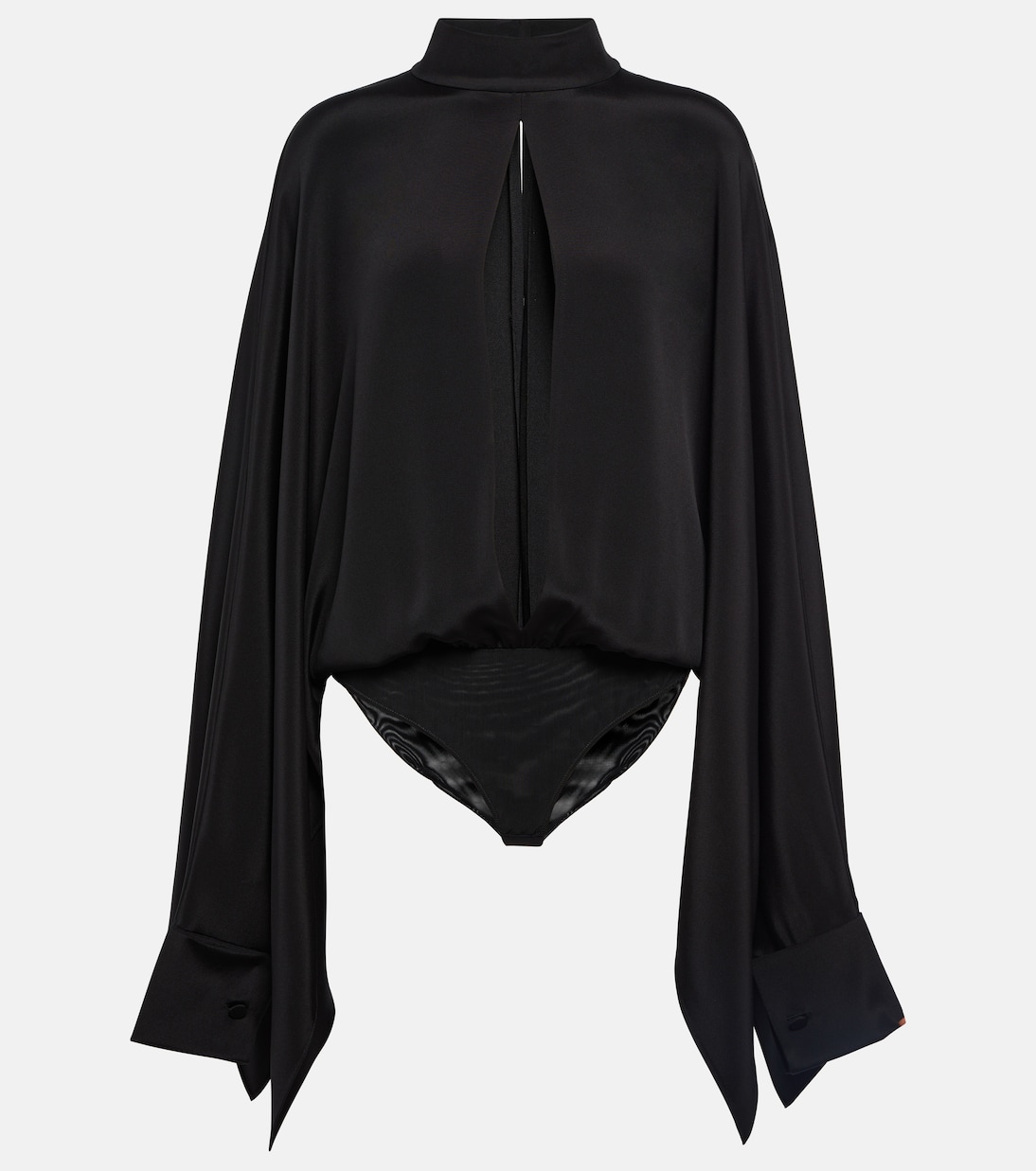 Cutout silk crêpe bodysuit | Tom Ford