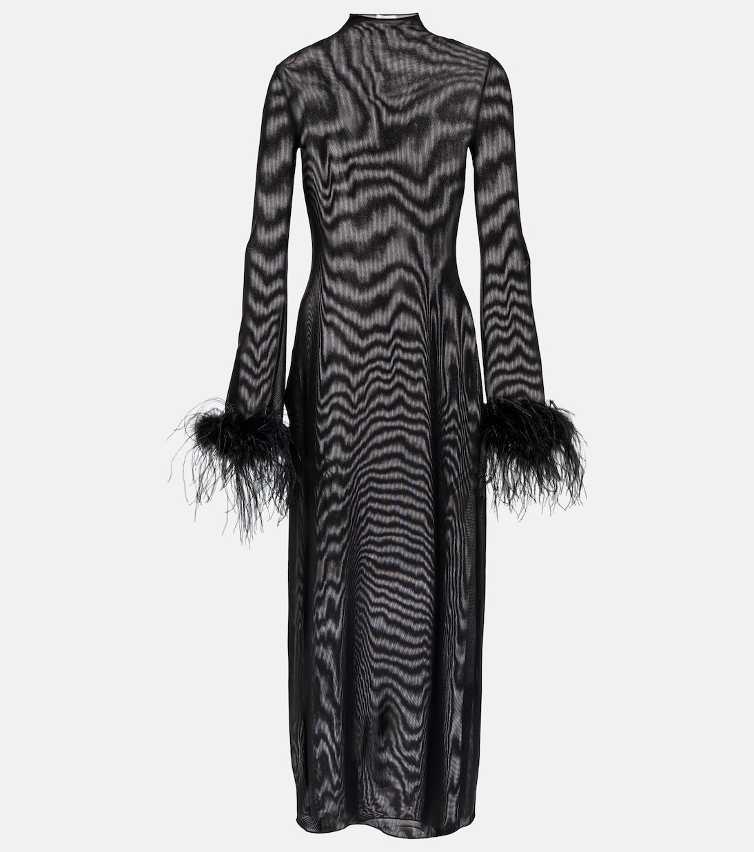 Midikleid Lumière Plumage | Oséree