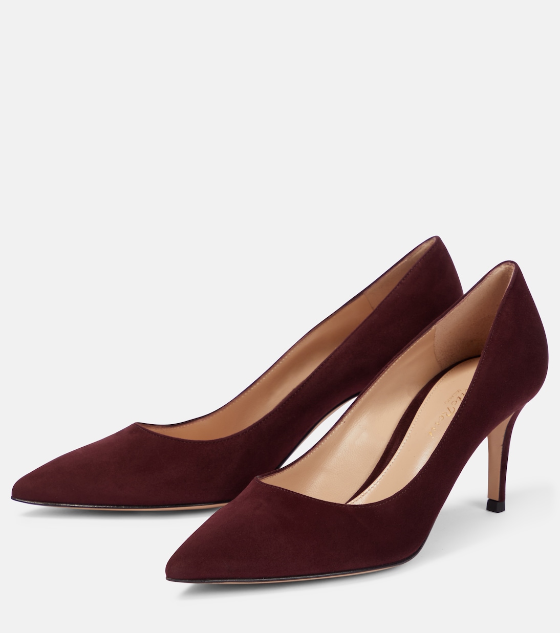 Gianvito 70 suede pumps | Gianvito Rossi
