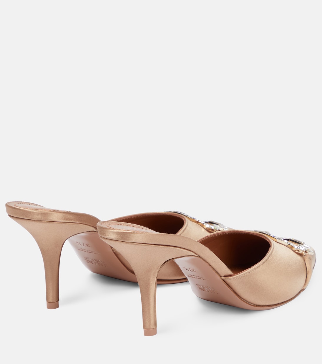 Missy 85 embellished satin mules | Malone Souliers