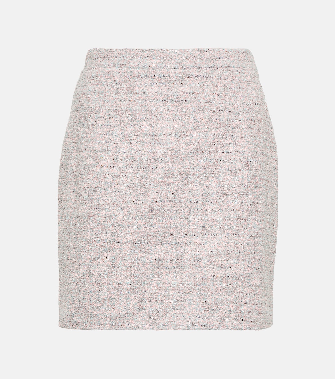 Mini-jupe en tweed à ornements | Alessandra Rich