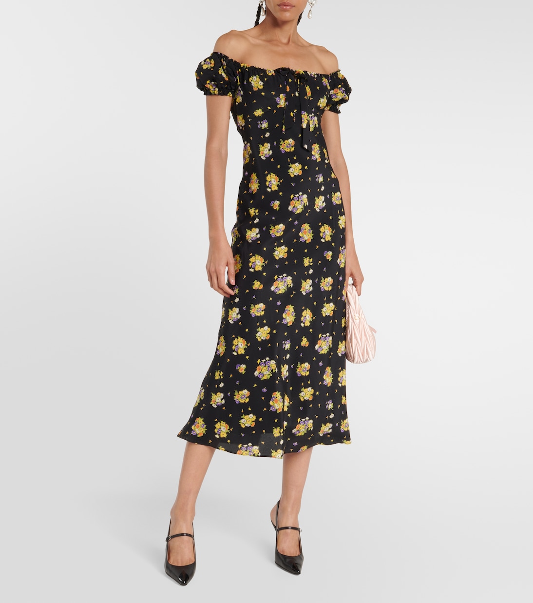 Floral silk maxi dress | Alessandra Rich