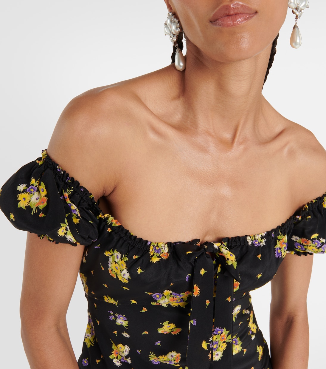 Floral silk maxi dress | Alessandra Rich