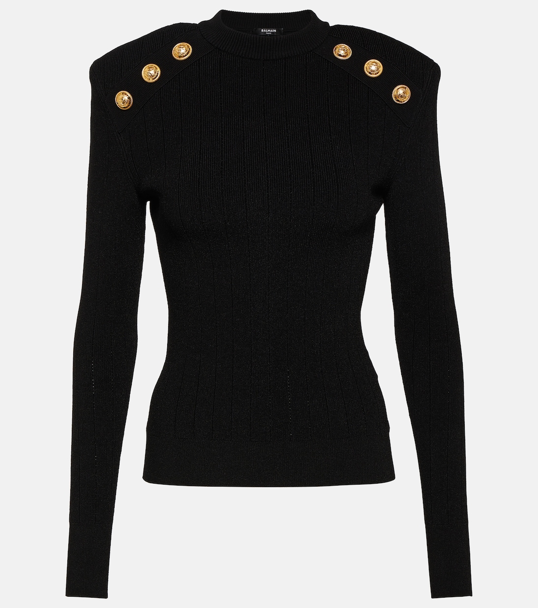 Jersey de punto con detalles decorativos de Balmain para jóvenes
