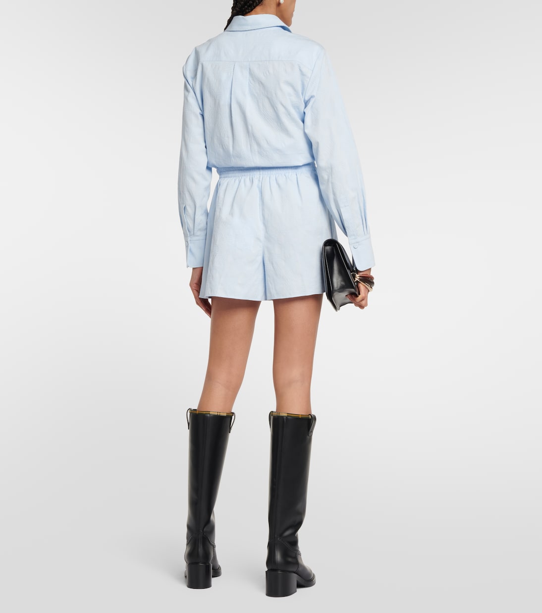 Shorts in cotone a vita alta | Chloé