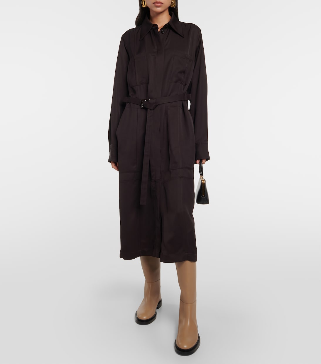 Botas altas Lucie de piel | Jil Sander