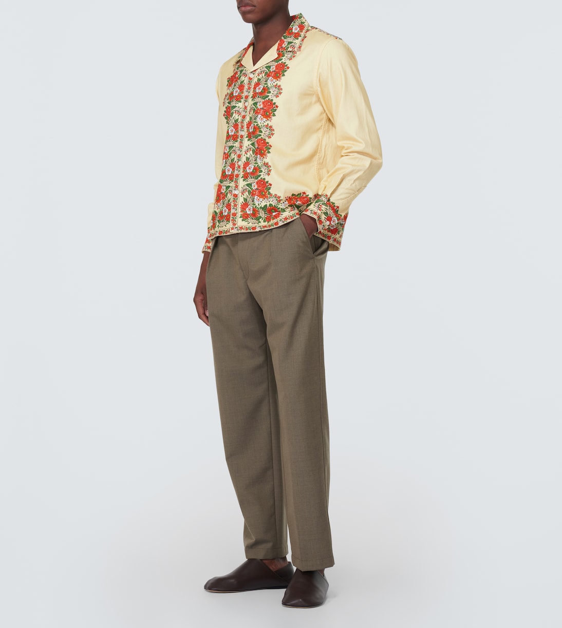 Camicia Winter Bouquet in cotone | Bode