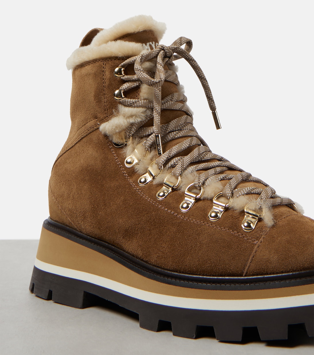 Chike shearling-lined suede ankle boots | Jimmy Choo