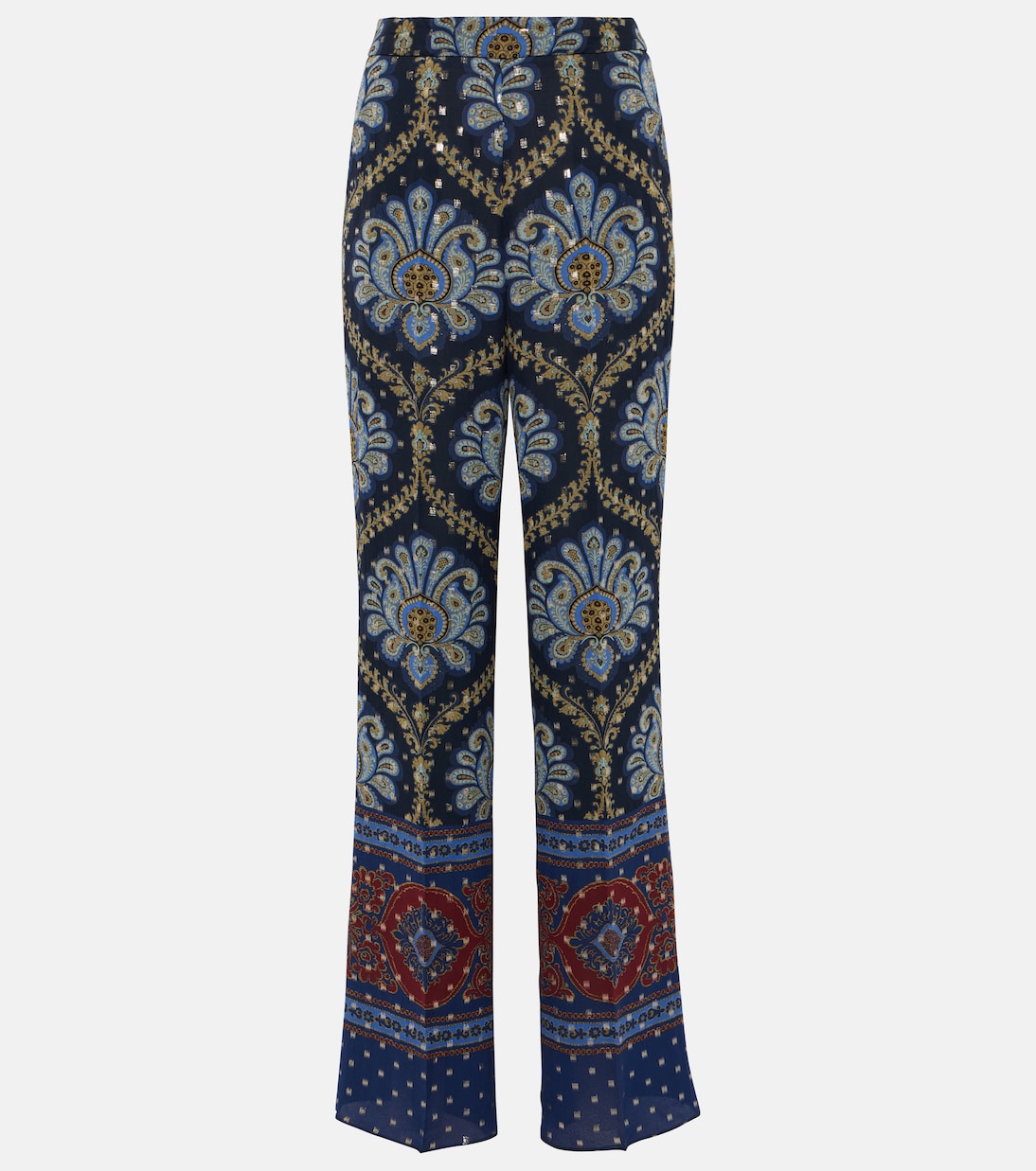 Pantaloni a gamba larga in misto seta | Etro