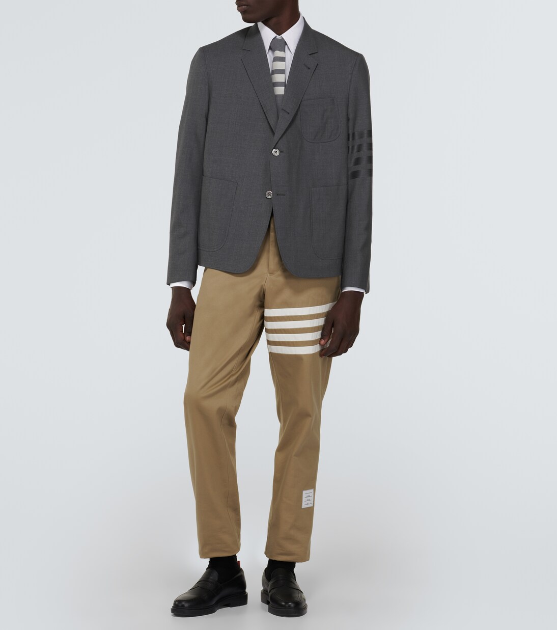 Shrunken Sack 4-Bar wool blazer | Thom Browne