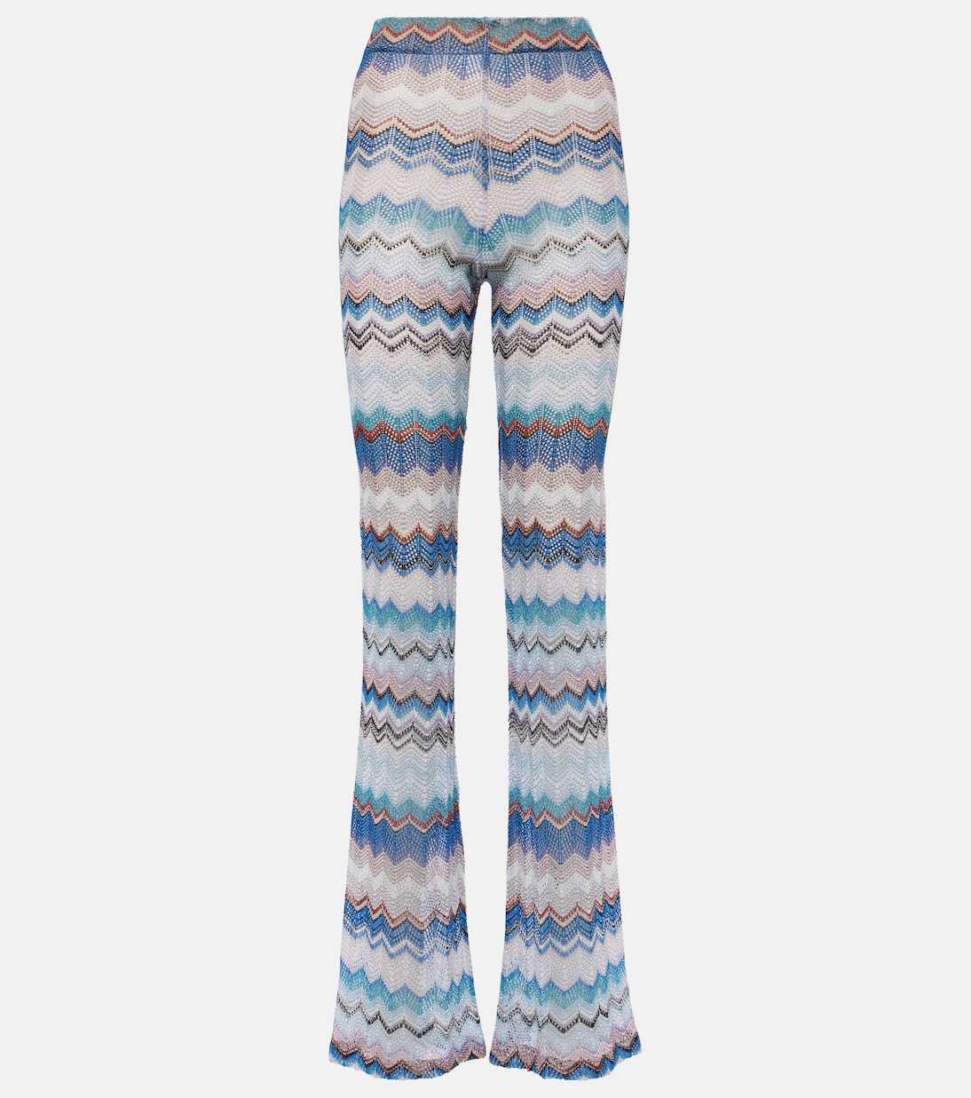Pantalon évasé Zig Zag en crochet | Missoni Mare