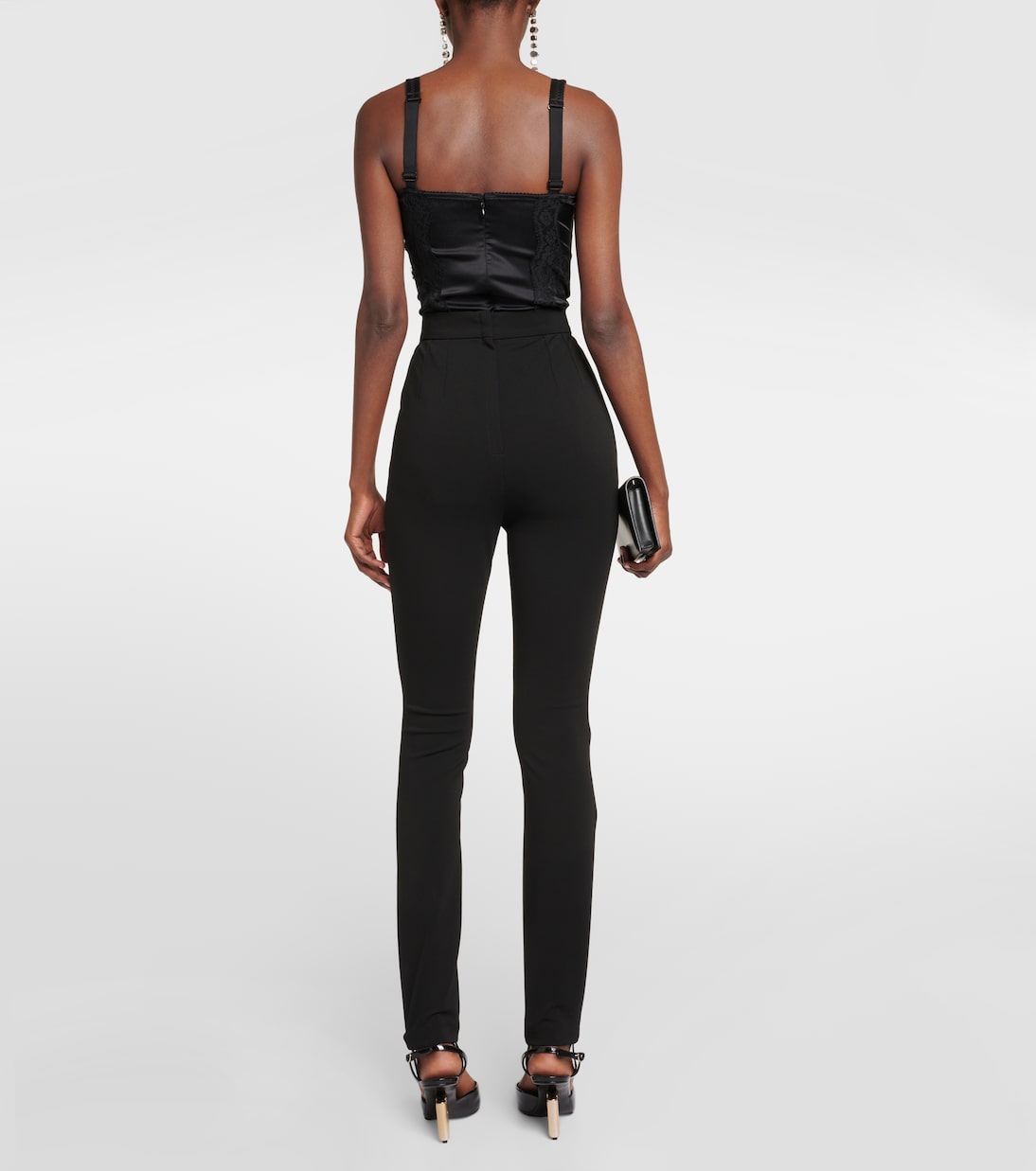 Leggings de tiro alto con fuseau | Dolce&Gabbana
