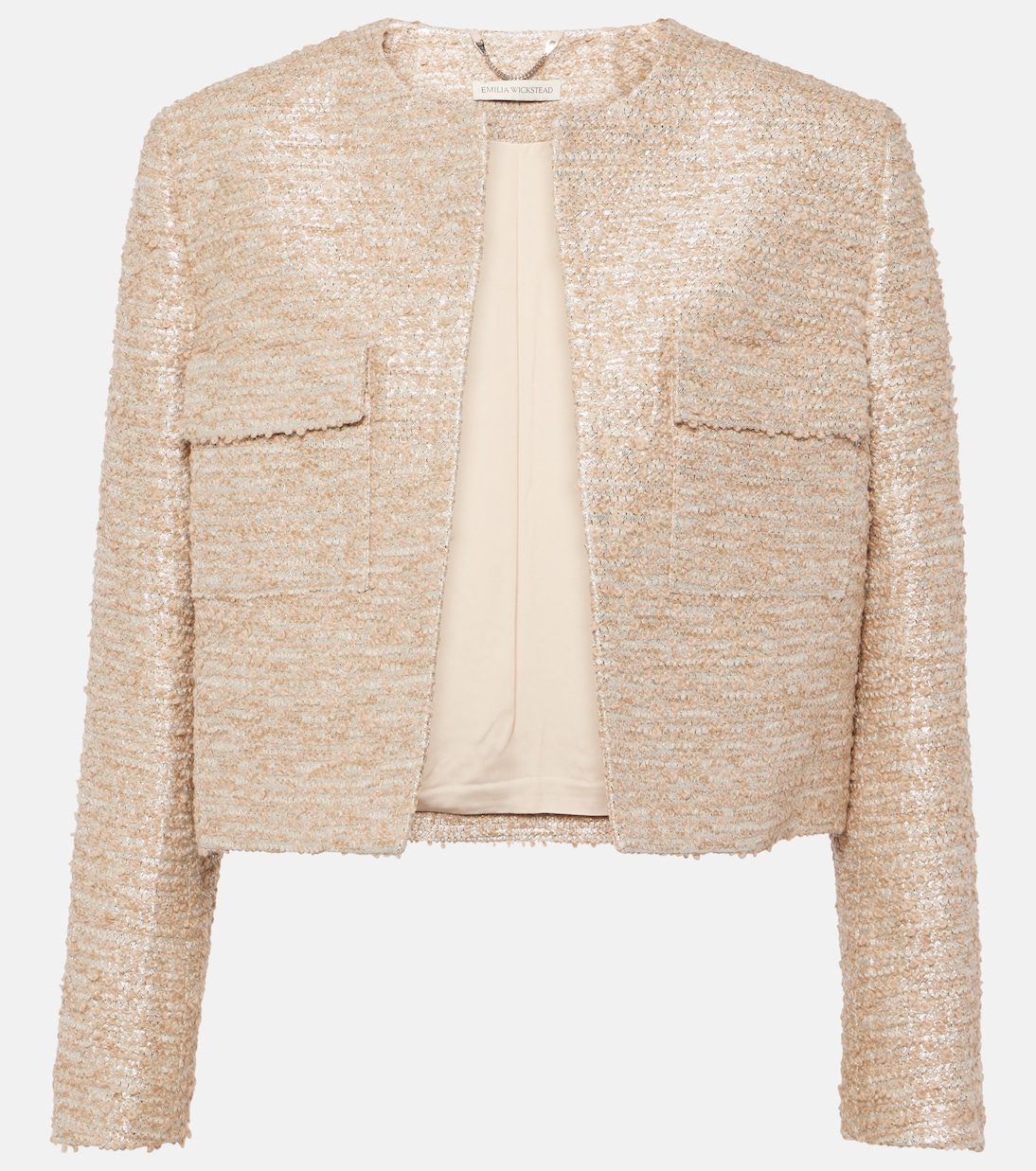 Cropped-Jacke Pheblia aus Tweed | Emilia Wickstead