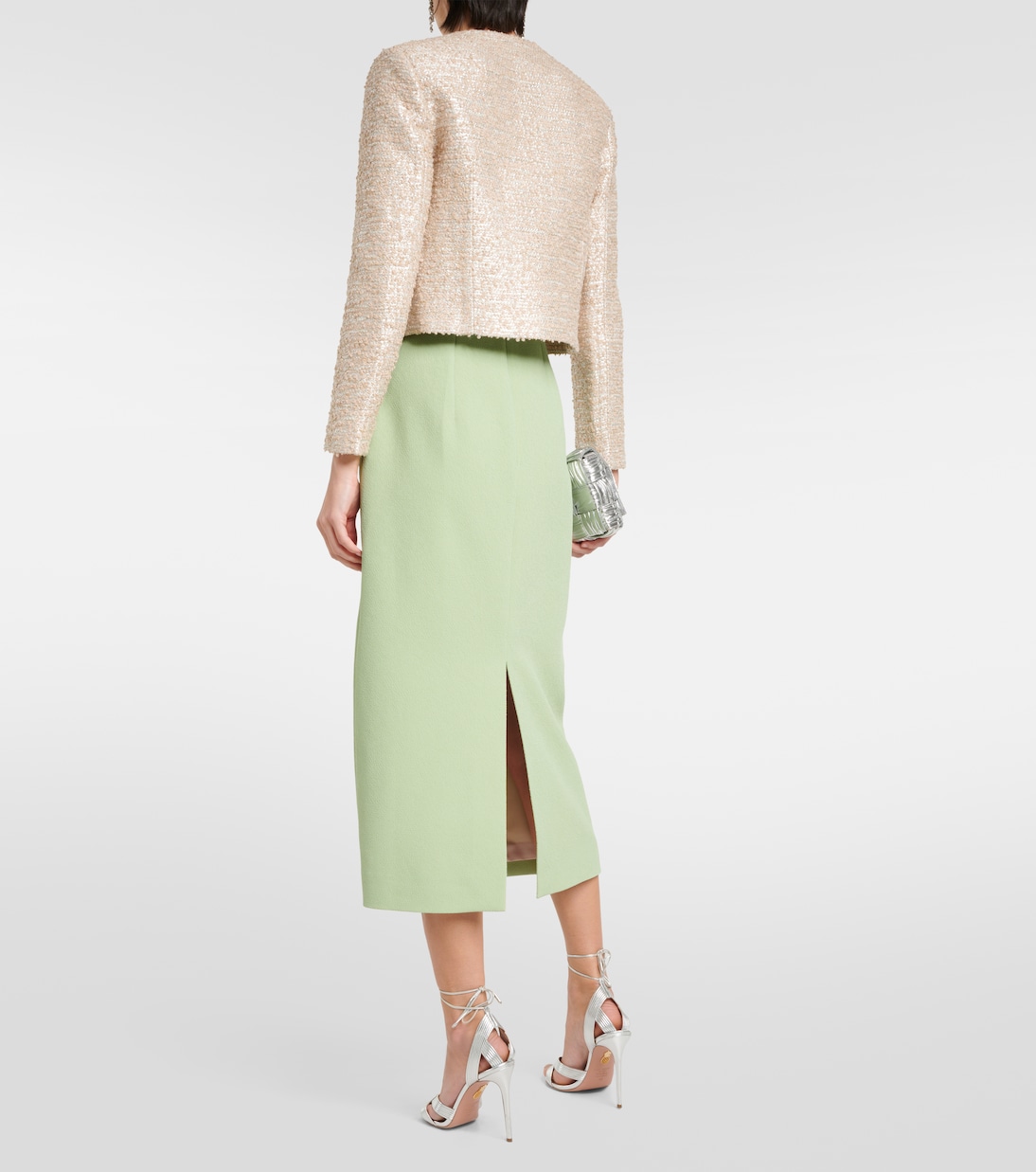 Cropped-Jacke Pheblia aus Tweed | Emilia Wickstead