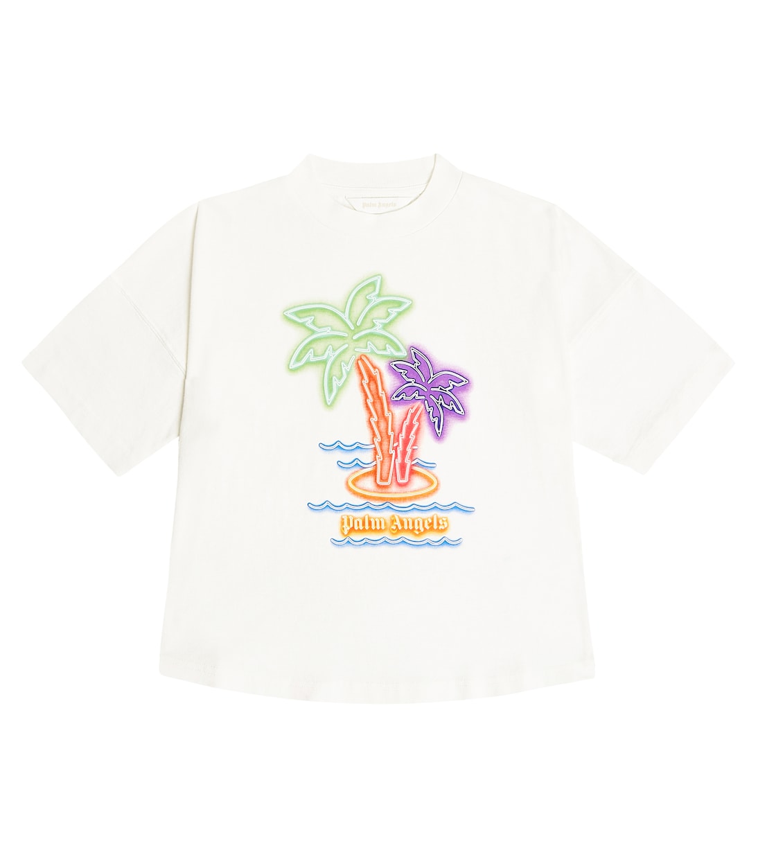 Bedrucktes T-Shirt aus Baumwoll-Jersey | Palm Angels Kids